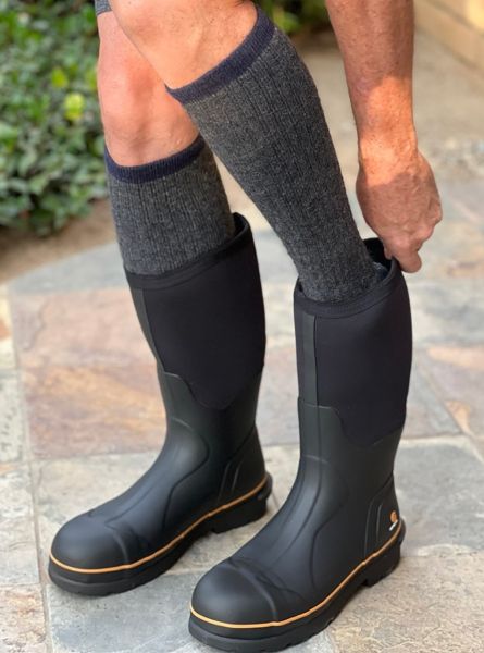 Alpaca Wool Work Socks - Light Compression Knee High