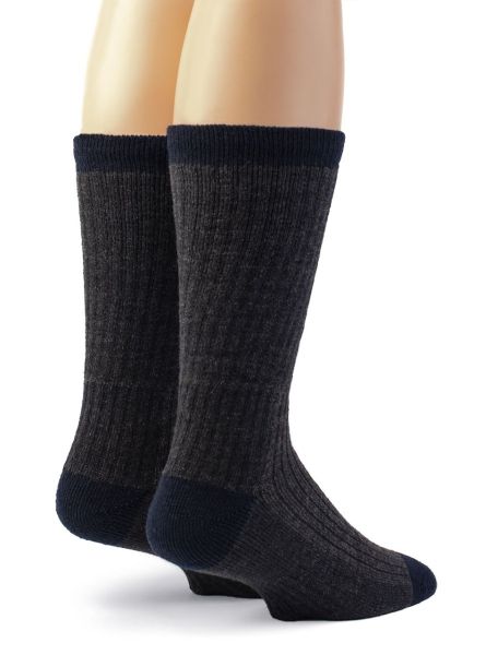 Alpaca Wool Work Socks - Light Compression Calf High