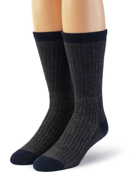 Alpaca Wool Work Socks - Light Compression Calf High